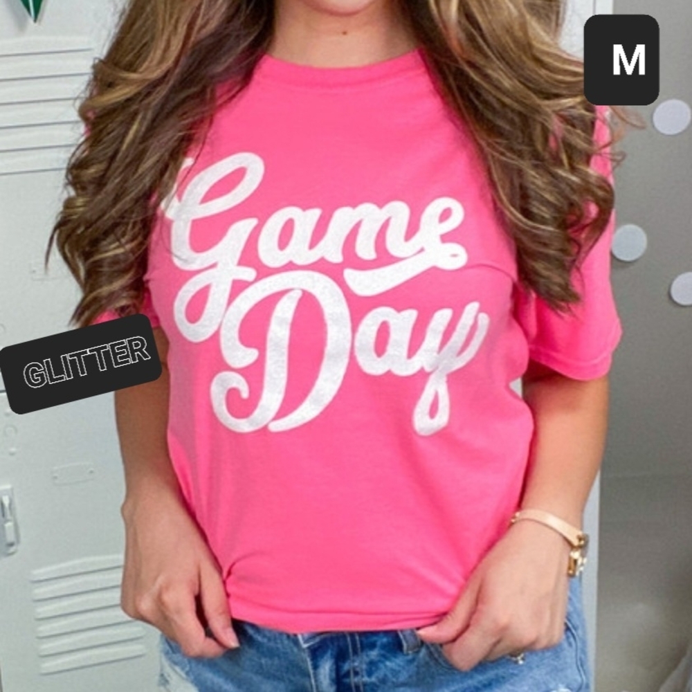 Pink 'Game Day' T-Shirt